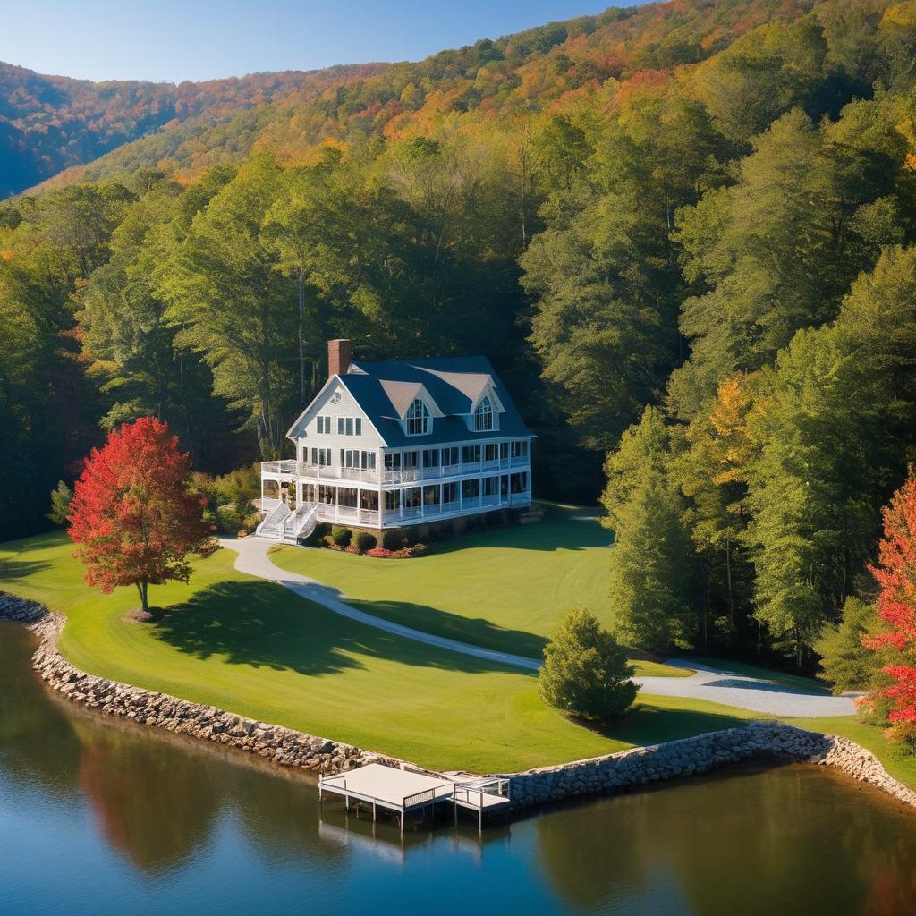 At Martinsville Virginia's foot, the Loft at Primland and other luxe resorts--Blue Ridge Manor B&B, The Resort at Smith Mountain Lake, and Mountain Lake Lodge--offer stunning mountain views, private beaches, and top-notch amenities amidst outdoor adventures and natural beauty.