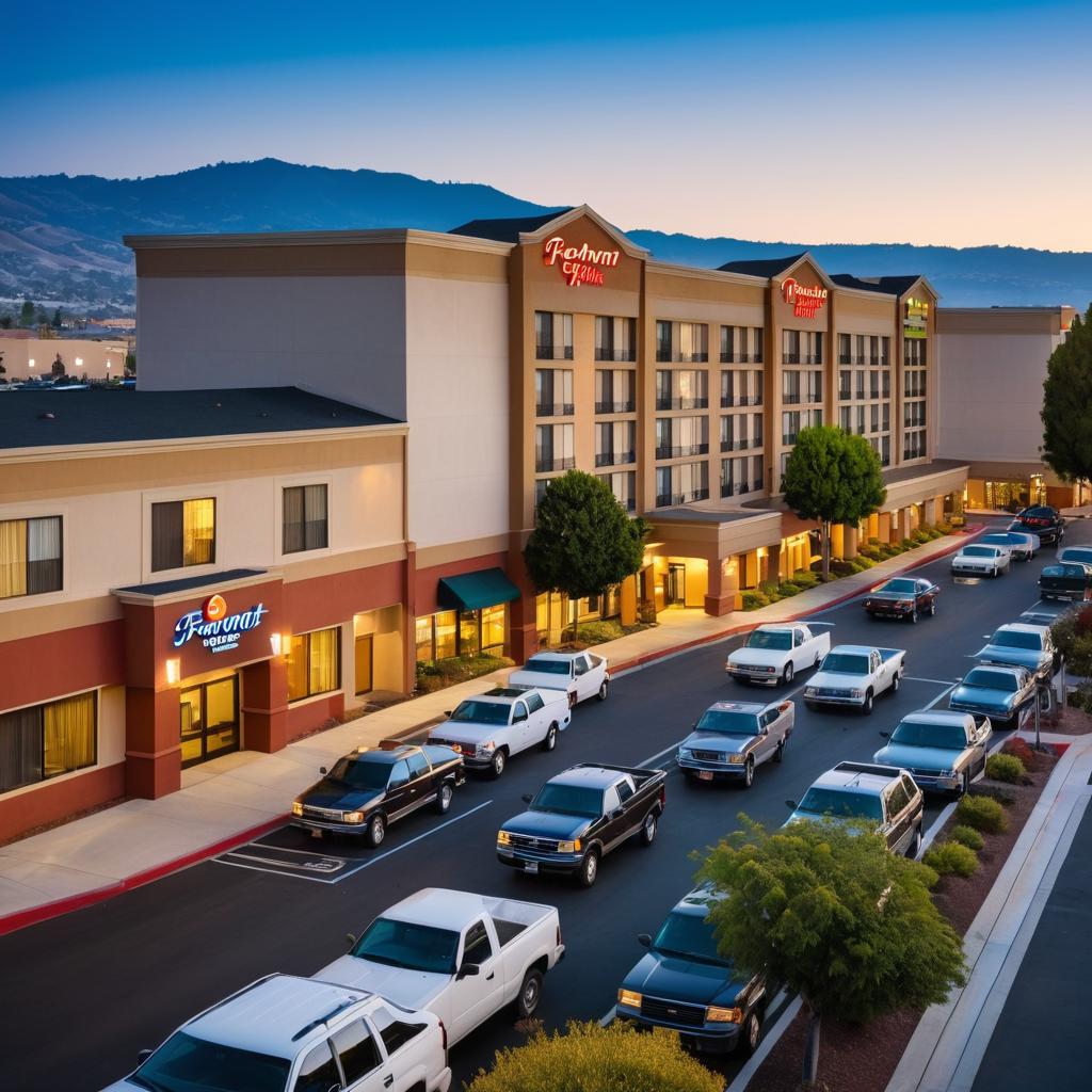 Two Comfort Inn & Suite hotels in bustling Fremont, California stand out with laundry services, surrounded by top-rated Hyatt Place, Marriott, Courtyard, Hampton Inn, and Extended Stay America hotels, offering modern amenities, comfortable accommodations, and convenient locations.