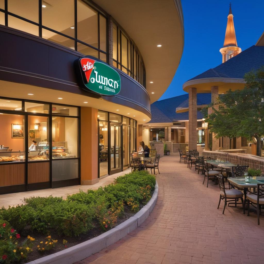 In Grand Junction's vibrant cityscape, Rodeway Inn and Courtyard by Marriott stand out as two luxurious hotels with excellent services, facilities including underground parking, and easy access to the nearby Junct'n Square Pizza for leisure activities.